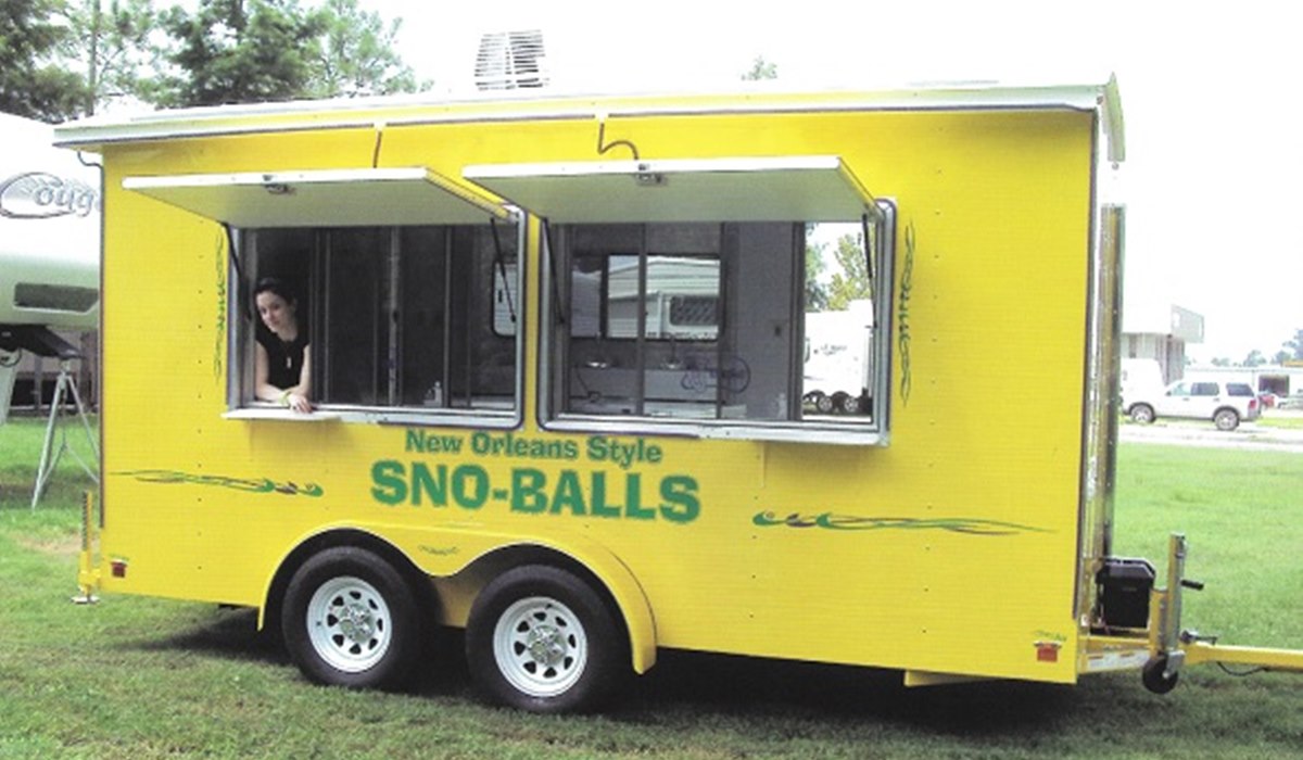 snow cone trailer for sale 