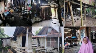 Kondisi rumah Dg Samaya di Dusun Bulueng, Desa Rappoala, Kecamatan Tompobulu, Kabupaten Gowa. | Syadir Ali