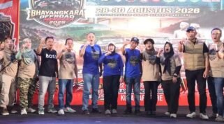 Bhayangkara Offroad Merdeka Seri V menuntaskan perjalanan lintas daerah selama tiga hari, 28–30 Agustus 2026. Rombongan offroader menempuh rute Makassar–Barru–Sidenreng Rappang (Sidrap)–Parepare dengan melewati beragam karakter medan.(Foto: Humas Pemkab Sidrap)
