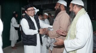 Wakil Bupati Gowa Darmawangsyah Muin menghadiri Ijtima Tahunan Umat Islam Kawasan Indonesia Timur di Masjid Jami’ Al Hidayah, Jalan Inspeksi Kanal Tamangapa Utara, Kelurahan Pacinongang, Kecamatan Somba Opu, Kabupaten Gowa, Senin (17/8/2026). (Foto: Ist)