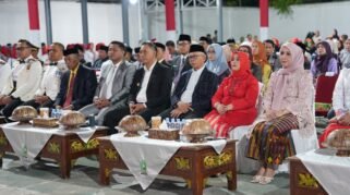 Pemerintah Kabupaten Sinjai menggelar Malam Resepsi Kenegaraan dalam rangka HUT ke-81 Kemerdekaan Republik Indonesia di Pendopo Rumah Jabatan Bupati Sinjai, Senin (17/8/2026) malam. (Foto: Humas)