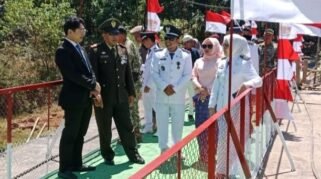 Jembatan Garuda Je'ne' Lata Resmi Beroperasi 