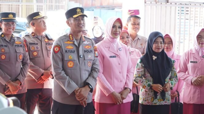 Kapolresta Gowa Cek Langsung Pendidikan di TK Bhayangkari