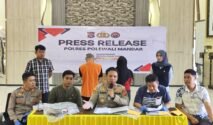Polres Polewali Mandar menetapkan dua orang berinisial AF dan ND sebagai tersangka dalam kasus dugaan aborsi yang menyebabkan NF meninggal dunia. (Foto: Polres Polman)