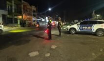 Satuan Lalu Lintas Polres Jeneponto menggelar patroli malam untuk memantau pelanggaran dan kondisi lalu lintas di sejumlah ruas jalan Kabupaten Jeneponto, Sulawesi Selatan, Sabtu (29/8/2026) malam. (Foto: Polres Jeneponto)