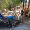 Pembangunan Jembatan Beton Sungai Badenglolo di Desa Borimasunggu, Kecamatan Biringbulu, Kabupaten Gowa, Sulawesi Selatan, terus dikebut. Hingga Senin (31/8/2026), progres pengerjaan tahap lanjutan V telah mencapai 76 persen. (Foto: Ist)