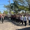 Polresta Gowa menempatkan personel di Kantor DPRD Kabupaten Gowa untuk mengawal Rapat Dengar Pendapat Umum (RDPU) Gabungan Komisi terkait pemberhentian sementara Pejabat Tinggi Pratama Pemerintah Kabupaten Gowa, Senin (31/8/2026). (Foto: Ist)