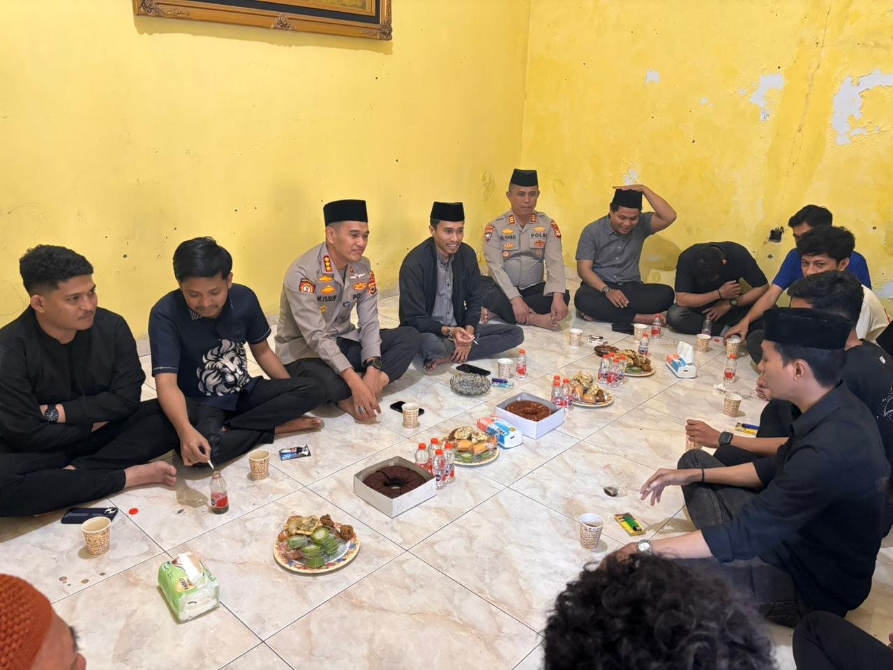 Kapolresta Gowa Kombes Pol. Dr. H. Muh Yusuf Usman, S.H., S.I.K., M.T., CIPA, menggelar Safari Subuh di Masjid Al Amri, Jalan Karaeng Loe Sero Raya, Kelurahan Tombolo, Kecamatan Somba Opu, Kabupaten Gowa, Selasa (1/9/2026).