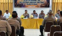 Kapolresta Gowa Tegaskan Kamtibmas Tak Cukup dari Kantor, Kapolsek Diminta Turun Langsung