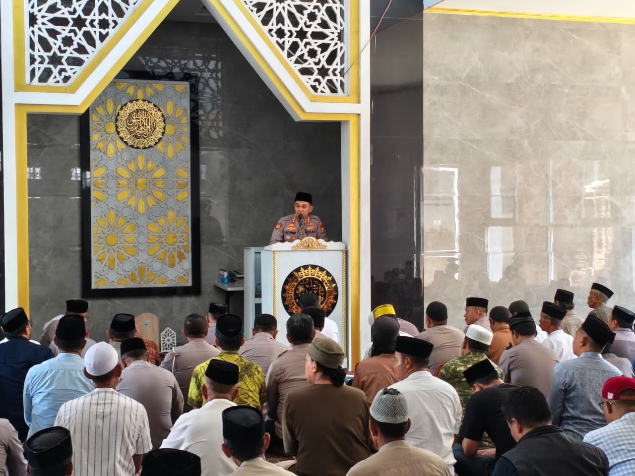 Kapolresta Gowa, Polresta Gowa, Safari Subuh, Jumat Curhat, Safari Jumat